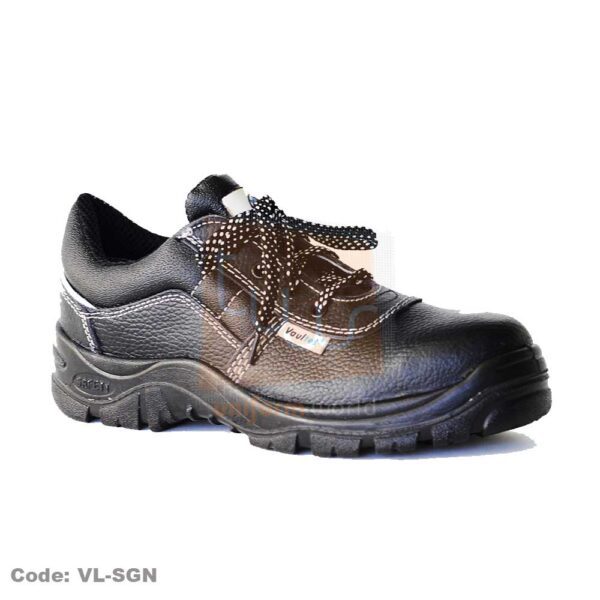 Black Vaultex Safety Shoes Low Ankle VL-SGN