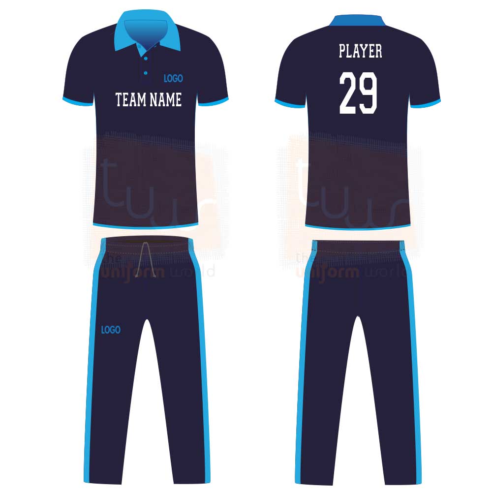 navy blue cricket jersey