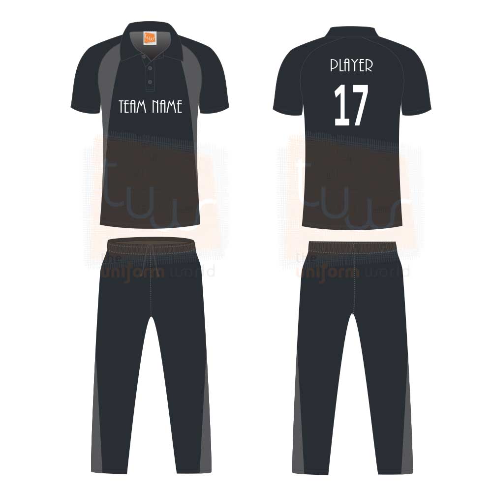 black cricket jersey