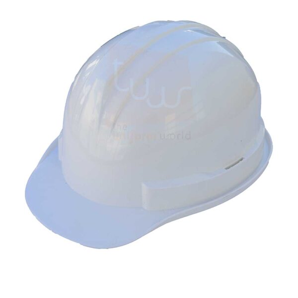 White Hard Hat ABS with Rachet Suspension - Image 2