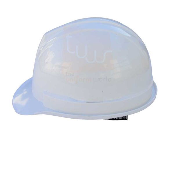 White Hard Hat ABS with Rachet Suspension - Image 5