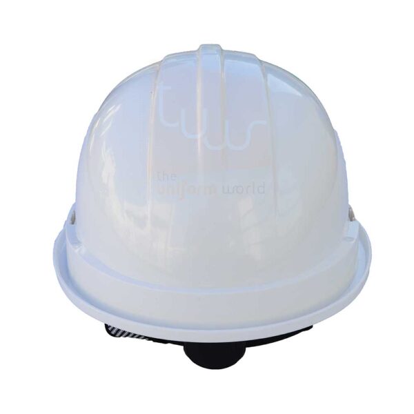 White Hard Hat ABS with Rachet Suspension - Image 4