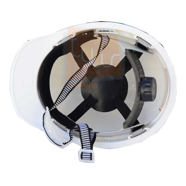 White Hard Hat ABS with Rachet Suspension - Image 3