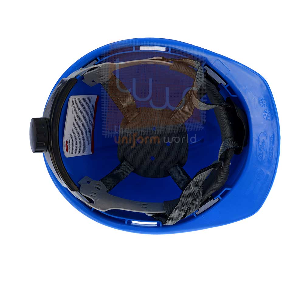 Royal Blue Hard Hat with Ventilation - Image 3