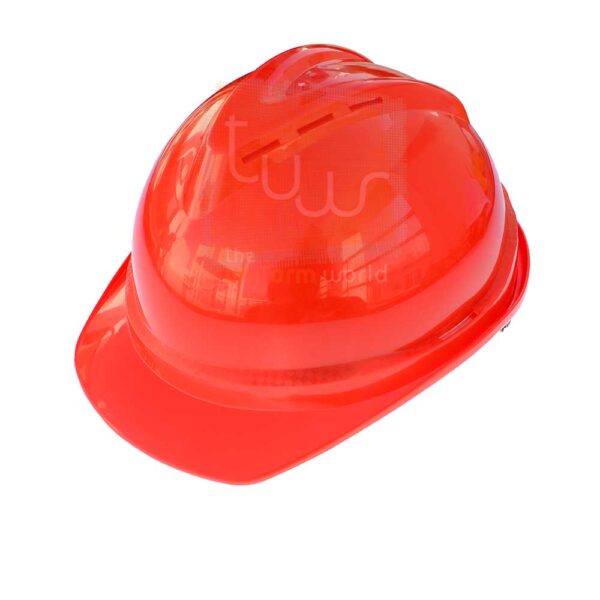 Red Hard Hat with Ventilation - Image 4