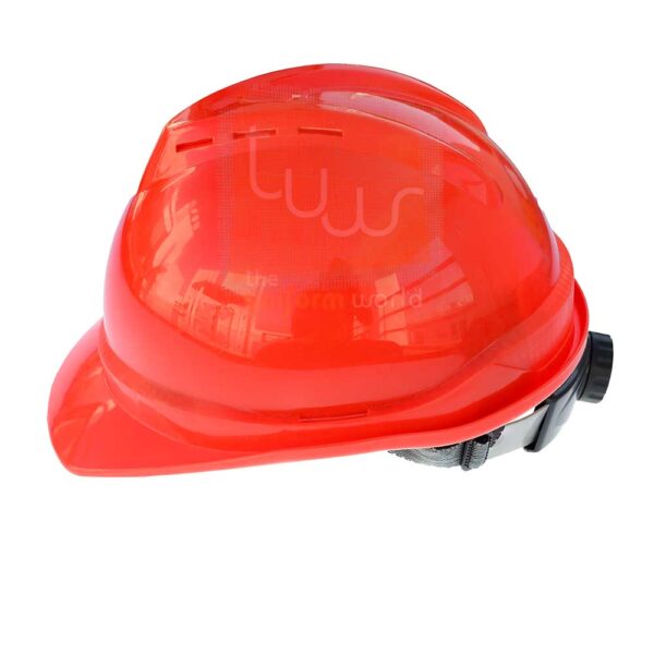 Red Hard Hat with Ventilation - Image 3