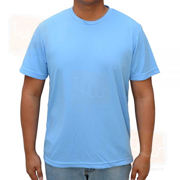 light blue dri fit shirts