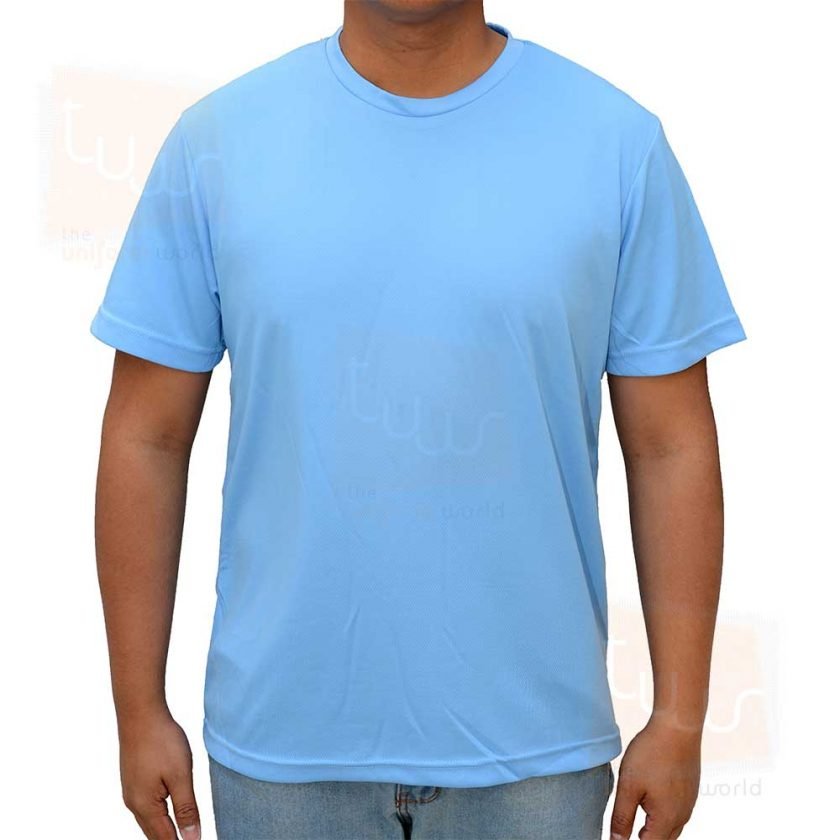 sky blue tshirt custom printing in dubai uae