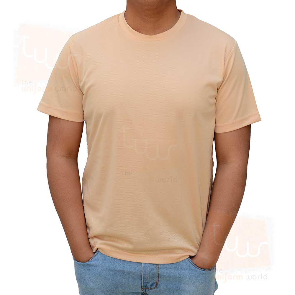Download Beige Blank Crew Neck T Shirt Drifit - Dubai UAE | Leading Uniforms Supplier Manufacturer ...
