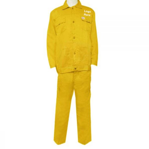 Green 2-Piece Coveralls Cotton Twill - Image 2