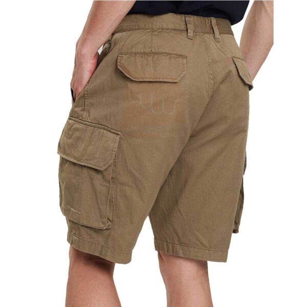 Brown Cargo Shorts 6-Pockets - Image 2