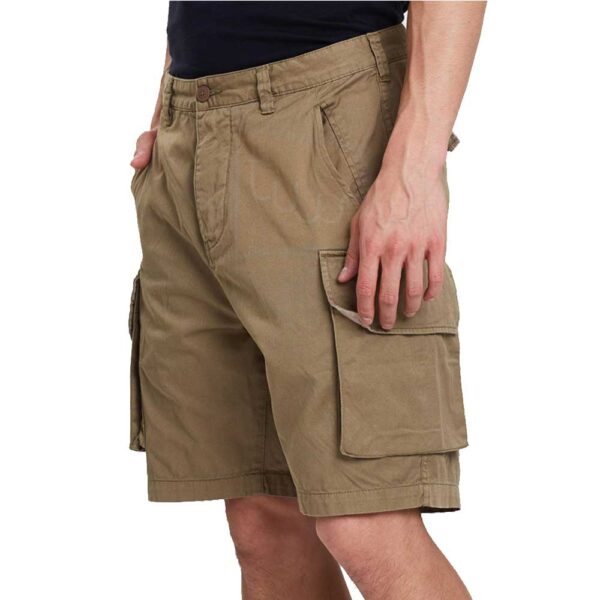 Brown Cargo Shorts 6-Pockets - Image 3