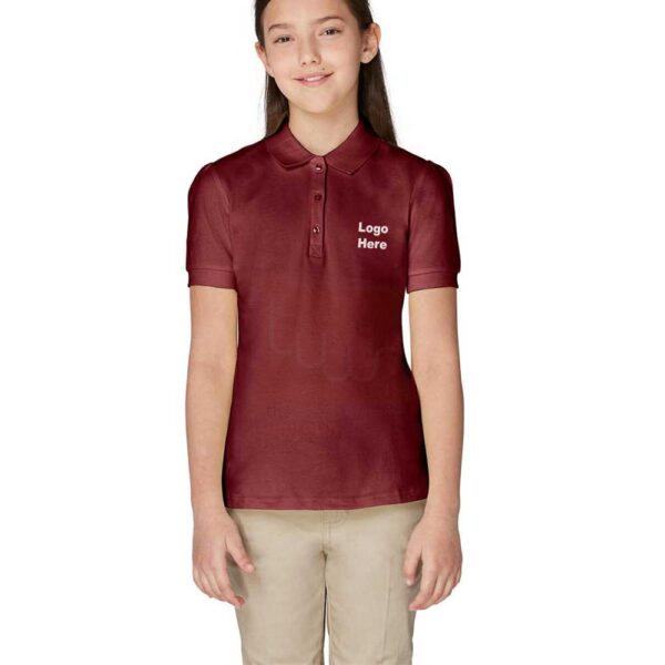 Maroon Plain Polo Shirts