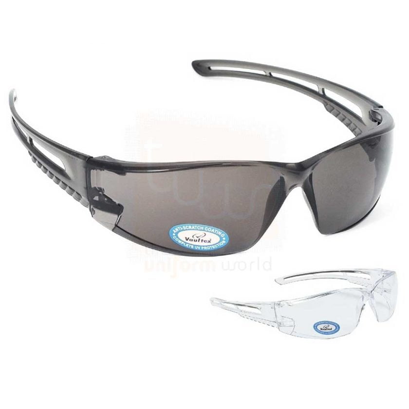 Dark Clear Frameless Safety Glasses Lens Colored Temple Supplier Wholesale Dubai UAE