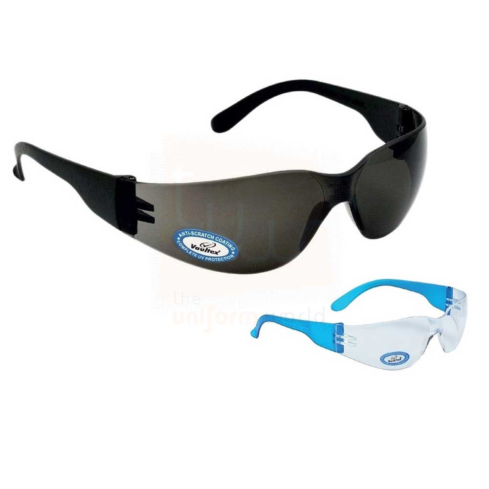 Dark Clear Frameless Safety Glasses with Spatula Temples Supplier Wholesale Dubai UAE