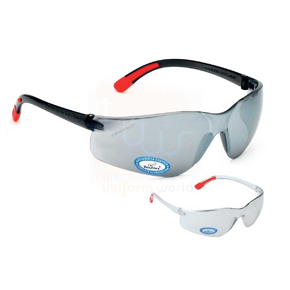 Dark Clear Indoor Outdoor Frameless Safety Glasses