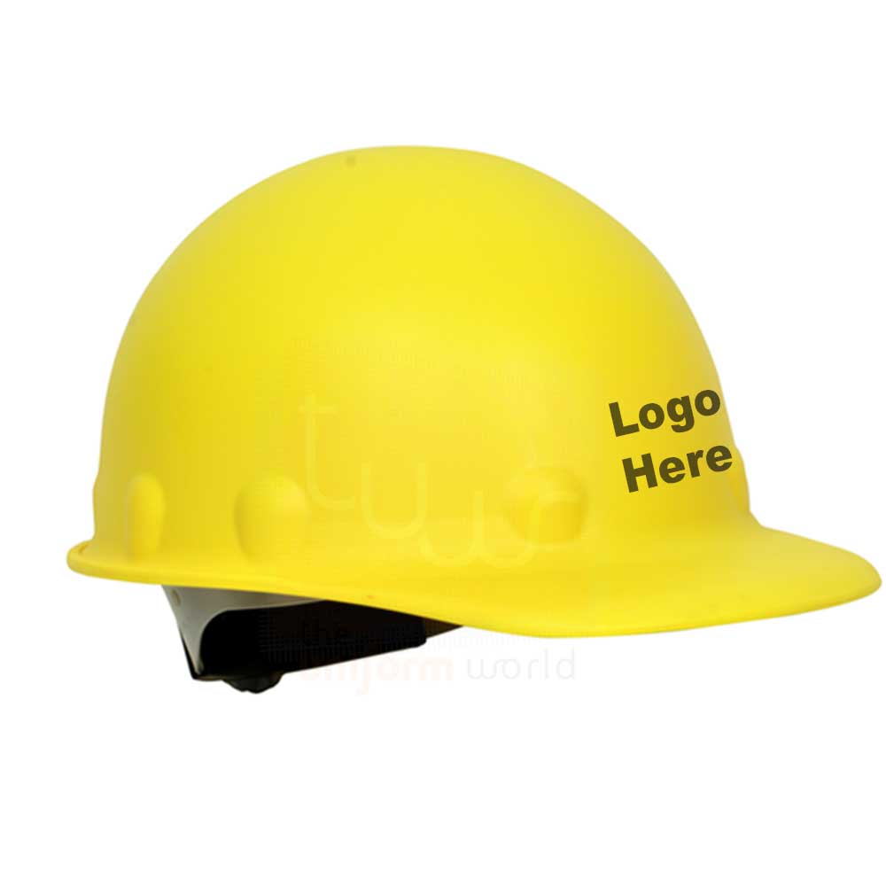 Yellow Heat Resistant Hard Hat with Fibre-Metal Rachet