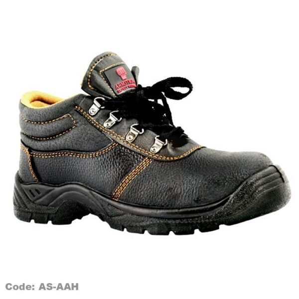 Black Safety Shoes High Ankle Armstrong AS-AAH