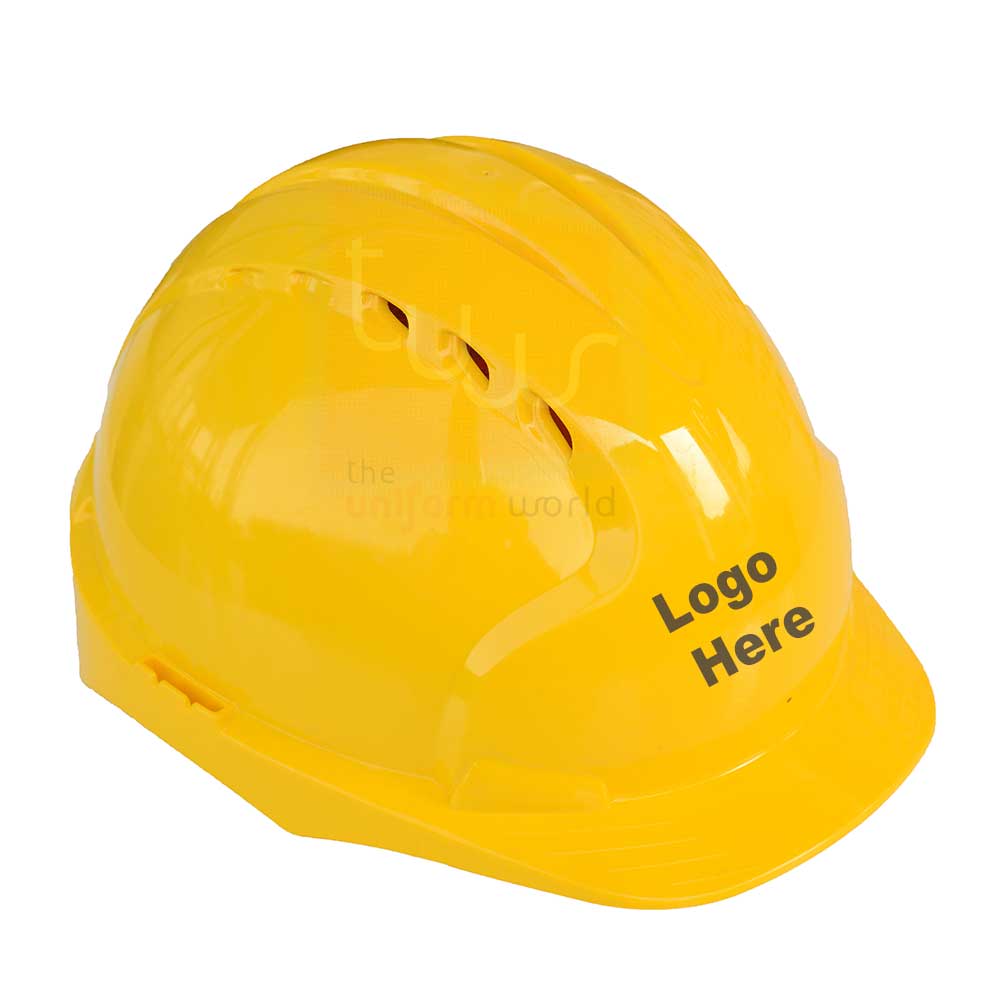 Yellow Hard Hat JSP with Ventilation - Image 2