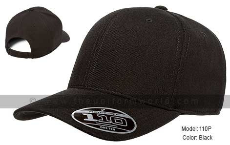 Black Flexfit 110P Caps Supplier in Dubai UAE