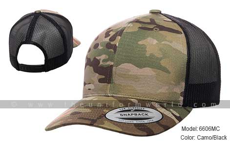 Camouflage Yupong Snapback Mesh Baseball Caps Supplier in Dubai UAE