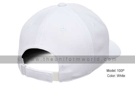 White Yupong Drifit Baseball Caps Supplier in Dubai UAE