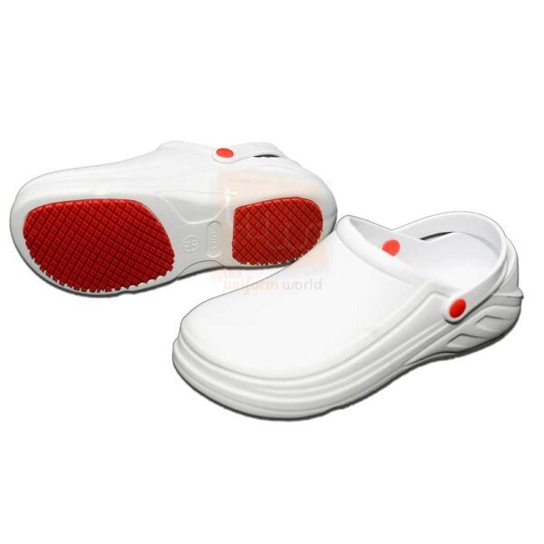 White washable clogs shoes supplier in Dubai UAE