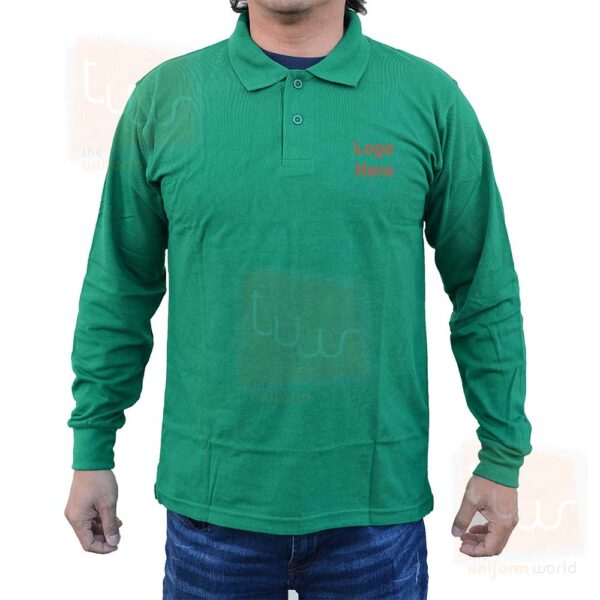 green polo long sleeve suppliers