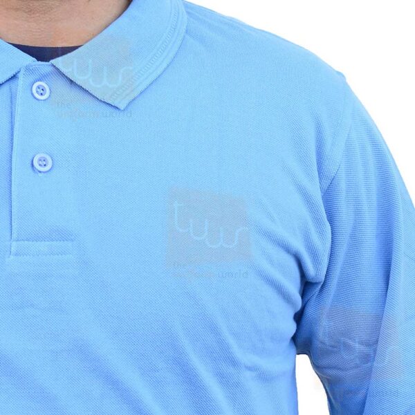 sky blue polo shirt long sleeve suppliers