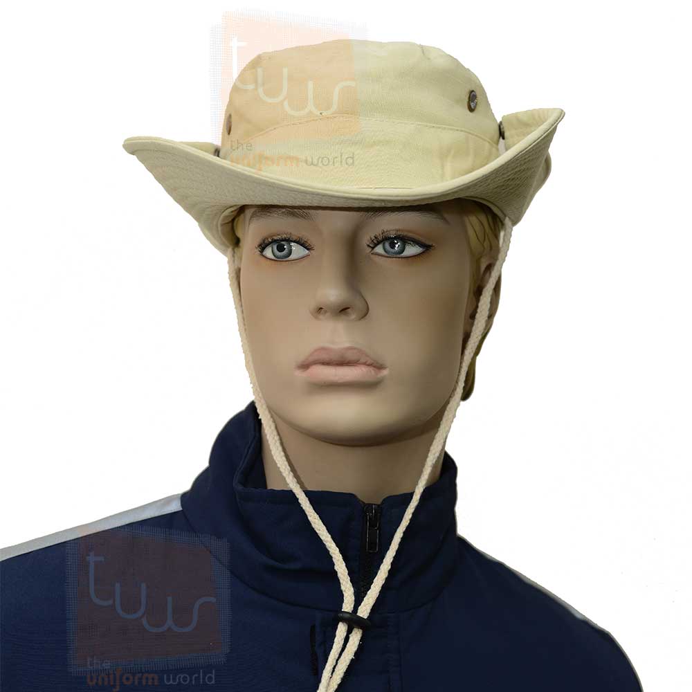 Buy Cream Safari Hats Sun Bucket Caps Supplier in Dubai UAE
