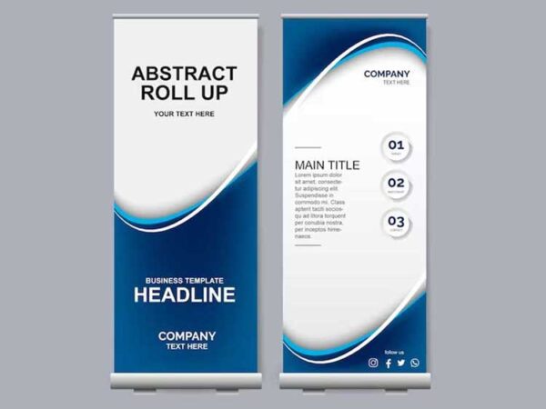 Roll up Banner Design 1034