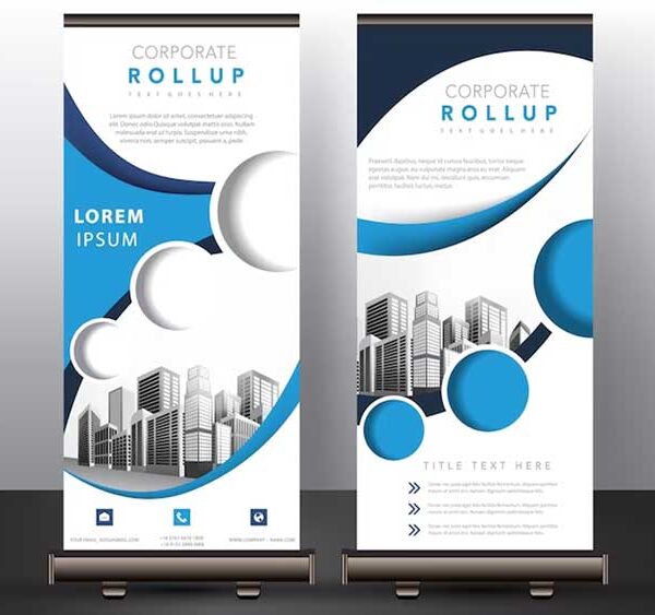 Roll up Banner Design 1038