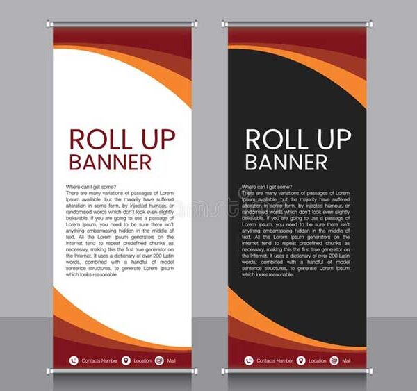 Roll up Banner Design 1043
