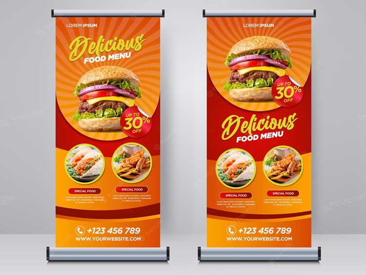 Roll up Banner Design 1055