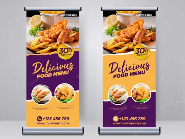 Roll up Banner Design 1058