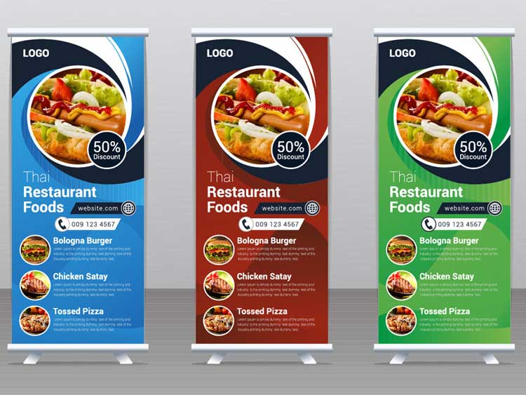 Roll up Banner Design 1060
