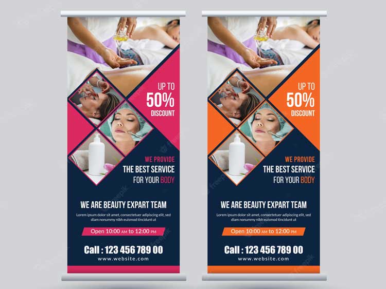 Roll up Banner Design 1063