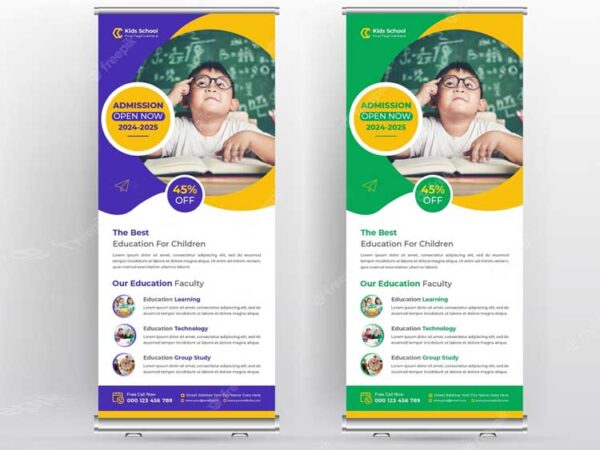 Roll up Banner Design 1072