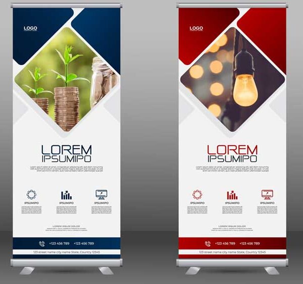 Roll up Banner Design 1099