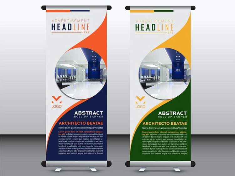 Roll up Banner Design 1104 Banner Design in Dubai UAE | Stylish