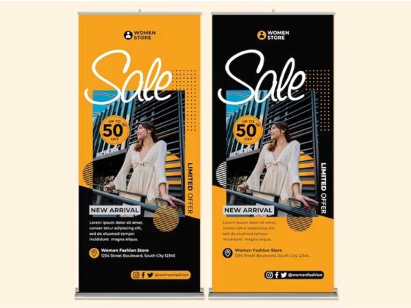 Roll up Banner Design 1109