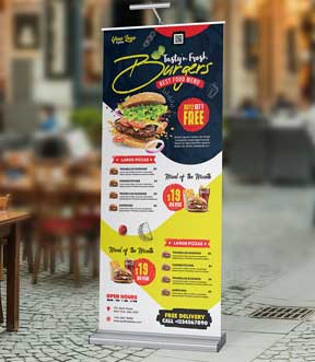 custom printing banners roll ups shops standing banner dubai uae