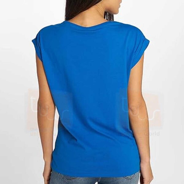 custom t shirt female extended shoulder tailors dubai uae