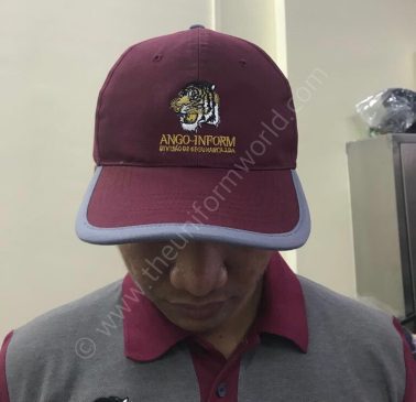 Ango Inform Custom Caps Maroon 2 Uniforms Manufacturer and Supplier based in Dubai Ajman UAE