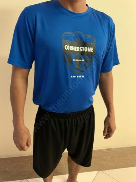 Black Blue Football 2 Uniforms Manufacturer and Supplier based in Dubai Ajman UAE