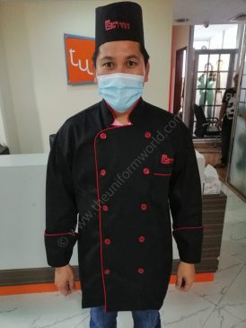 Chef Jacket Wth Emb 1 1 Uniforms Manufacturer and Supplier based in Dubai Ajman UAE