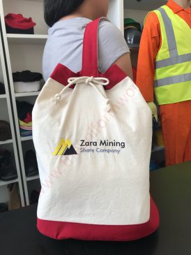 Custom Linen Canvas Promo Drawstring Bag 3 Uniforms Manufacturer and Supplier based in Dubai Ajman UAE
