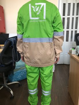 Farmers Green Beige Coverall Workwear Tailoring 4 Uniforms Manufacturer and Supplier based in Dubai Ajman UAE