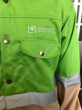 Farmers Green Beige Coverall Workwear Tailoring 5 Uniforms Manufacturer and Supplier based in Dubai Ajman UAE