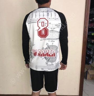 Footall Jerseys Long Sleeve 1 Uniforms Manufacturer and Supplier based in Dubai Ajman UAE